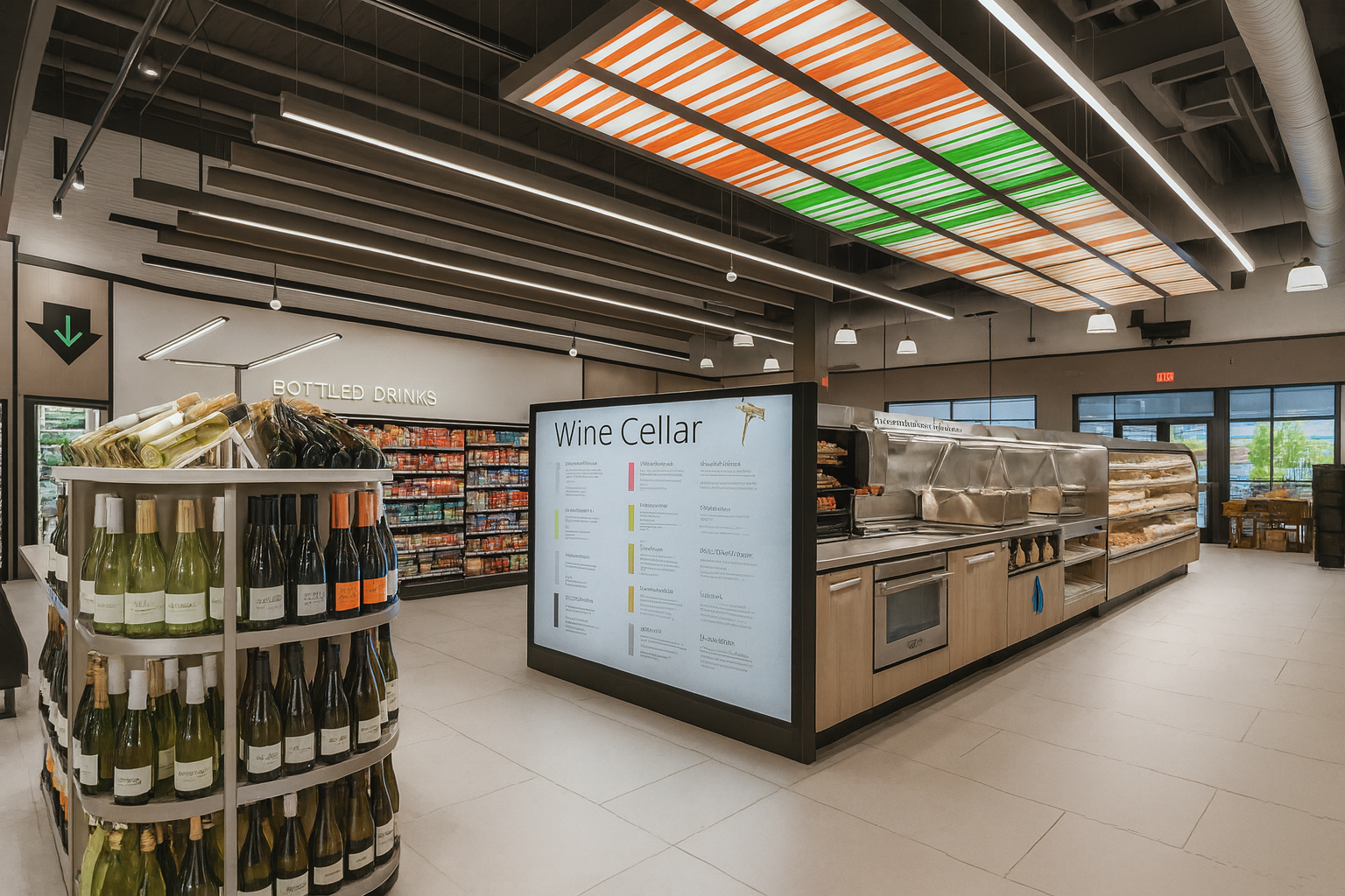 ADA-compliant commercial tile installation at a 7-Eleven