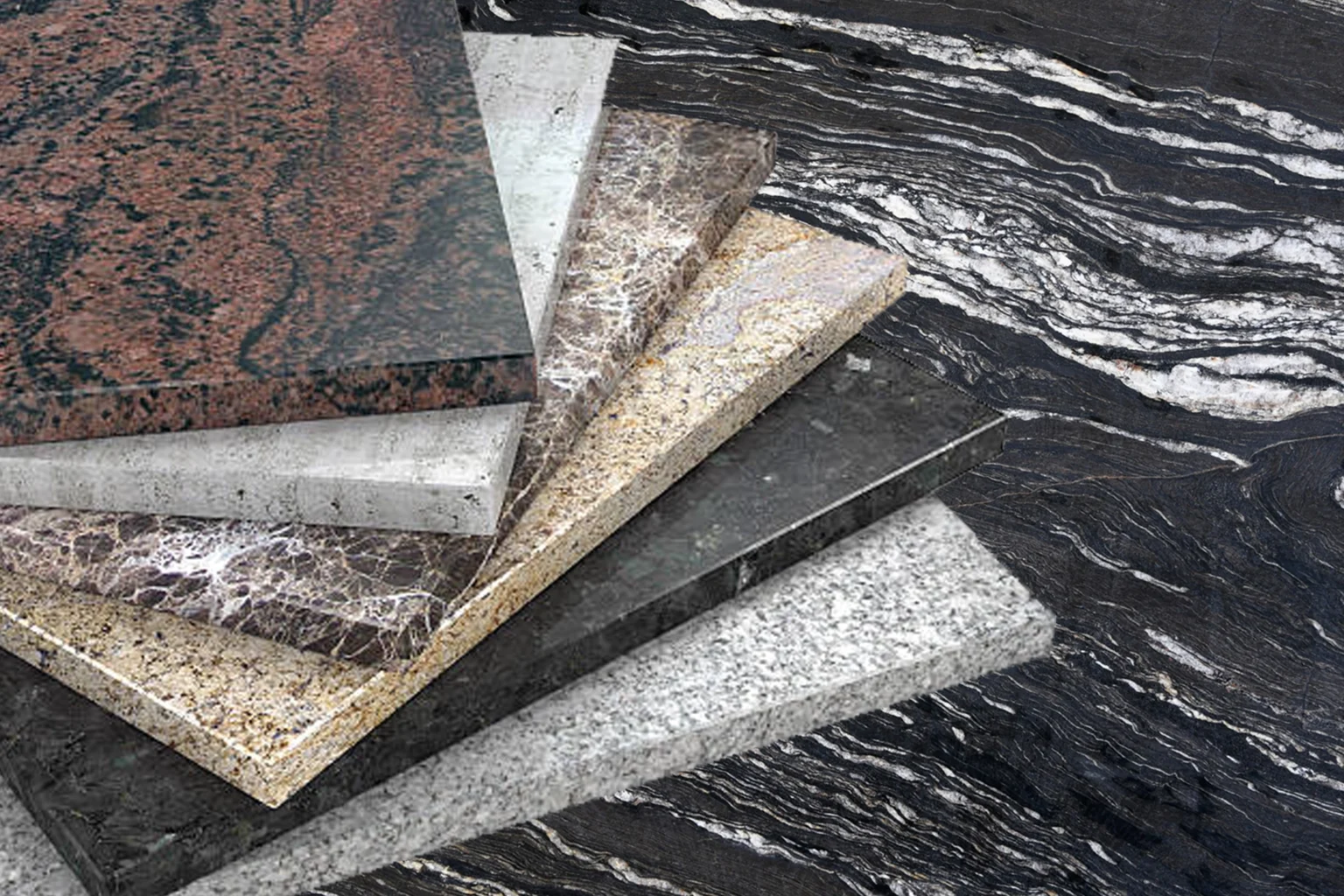 Granite slab countertop installed by Hometown Stone