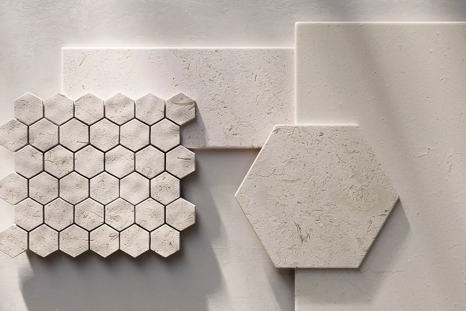 Tub converted to a walk-in shower with natural stone tile